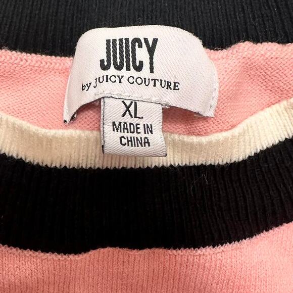 Juicy Couture Size XL Vintage Knitted Minimalist Preppy Light Weight Sweater - Picture 4 of 4